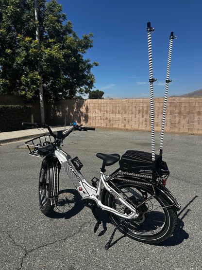 Lit Up Himiway Zebra Ebike Like New Fully Customized