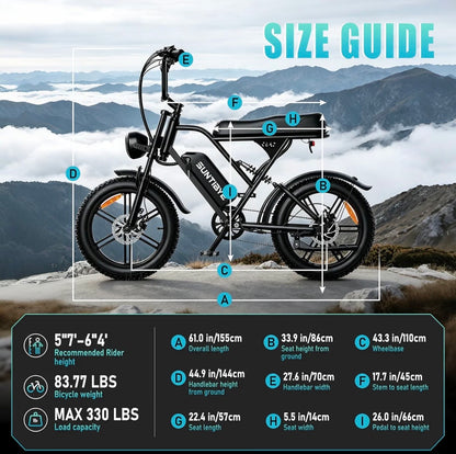 A7 1500W Full-Suspension Moped Style Commuting E-bike