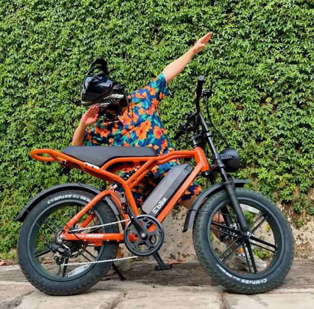 TST R002 20" 1500 Full Suspension Moped-style Ebike