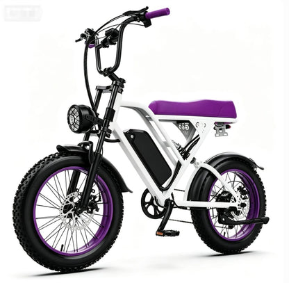 A7 1500W Full-Suspension Moped Style Commuting E-bike